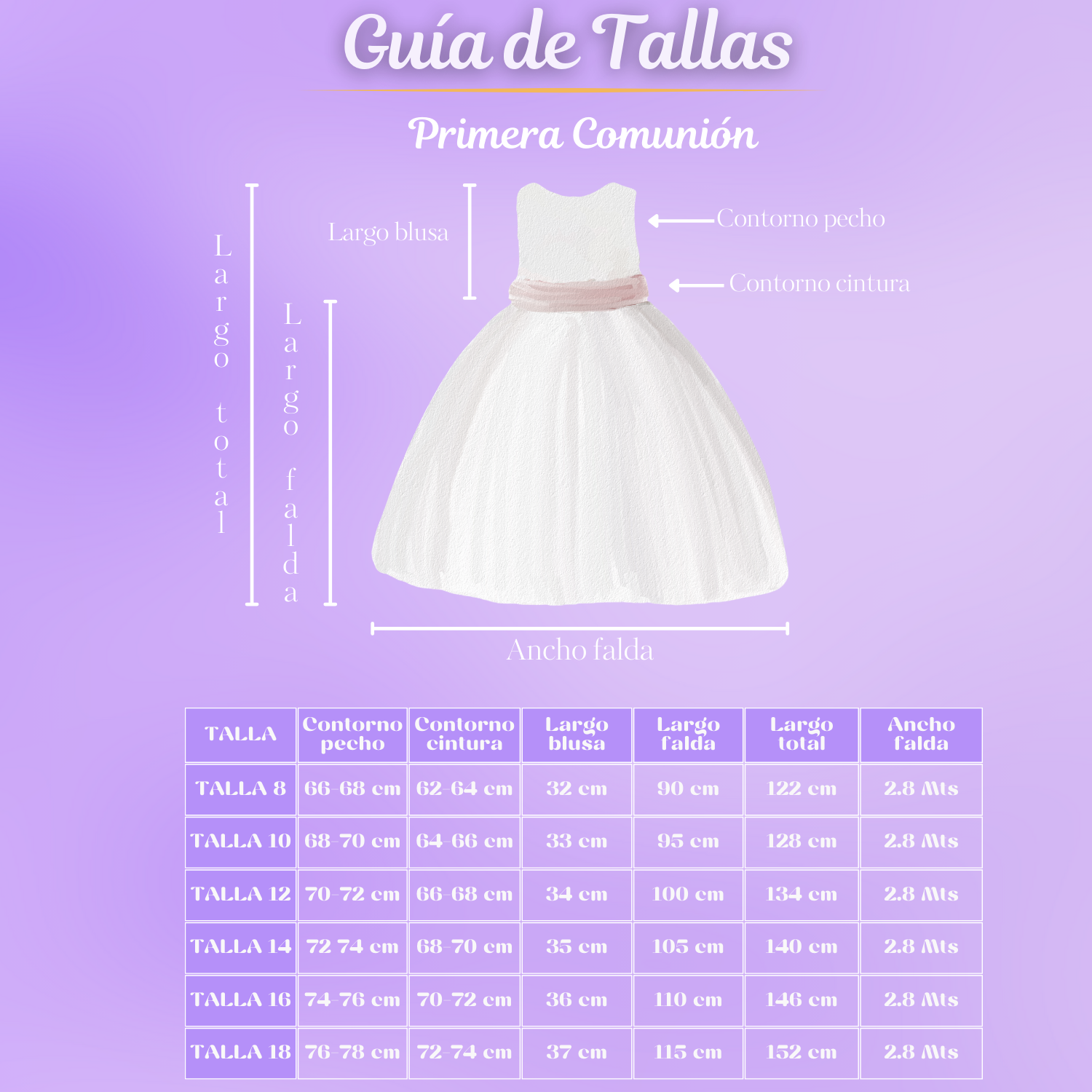 Vestido Primera Comunión Mariposa
