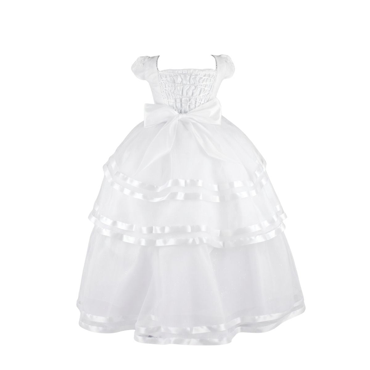 Vestido Primera Comunión Doble Glitter