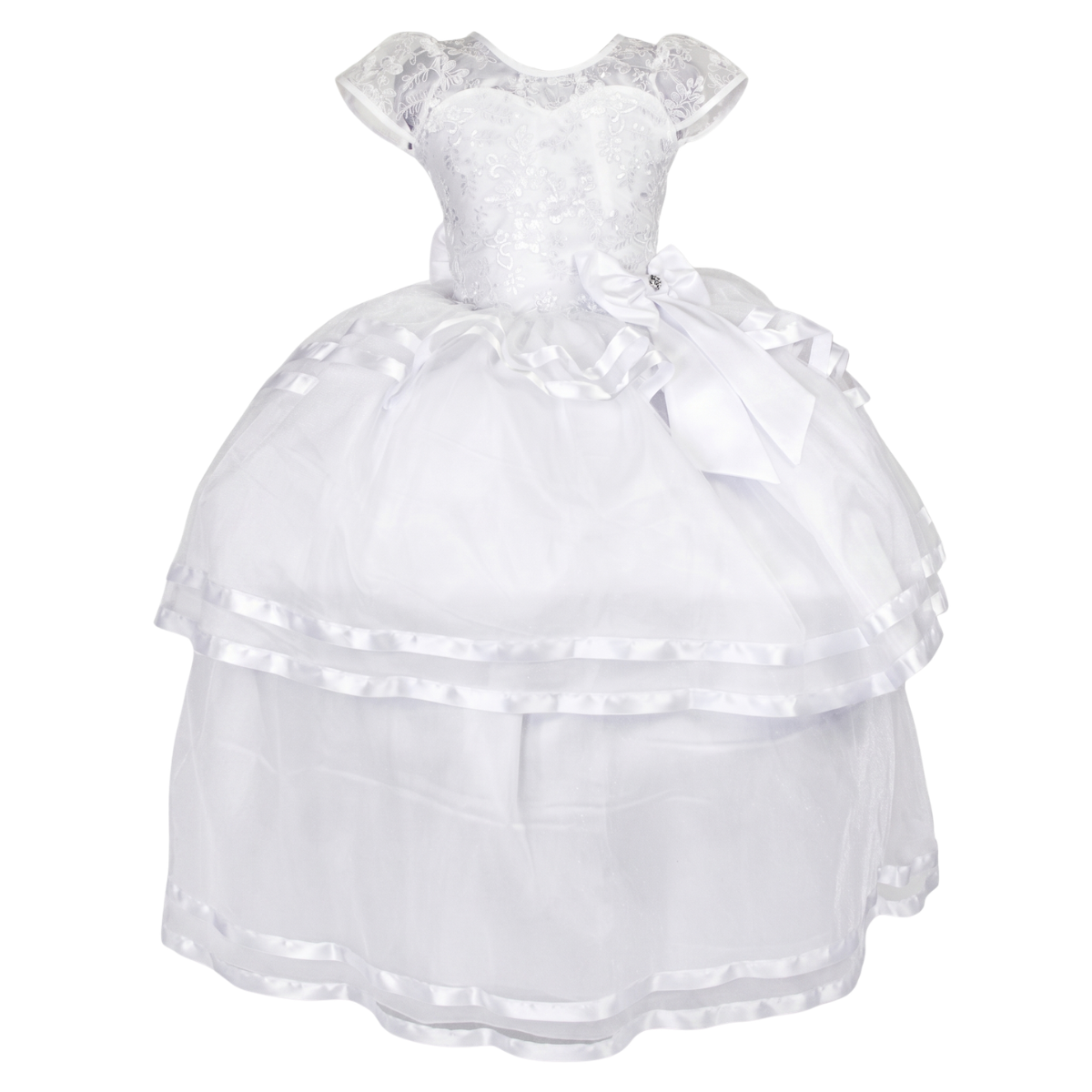 Vestido Primera Comunión Doble Listón