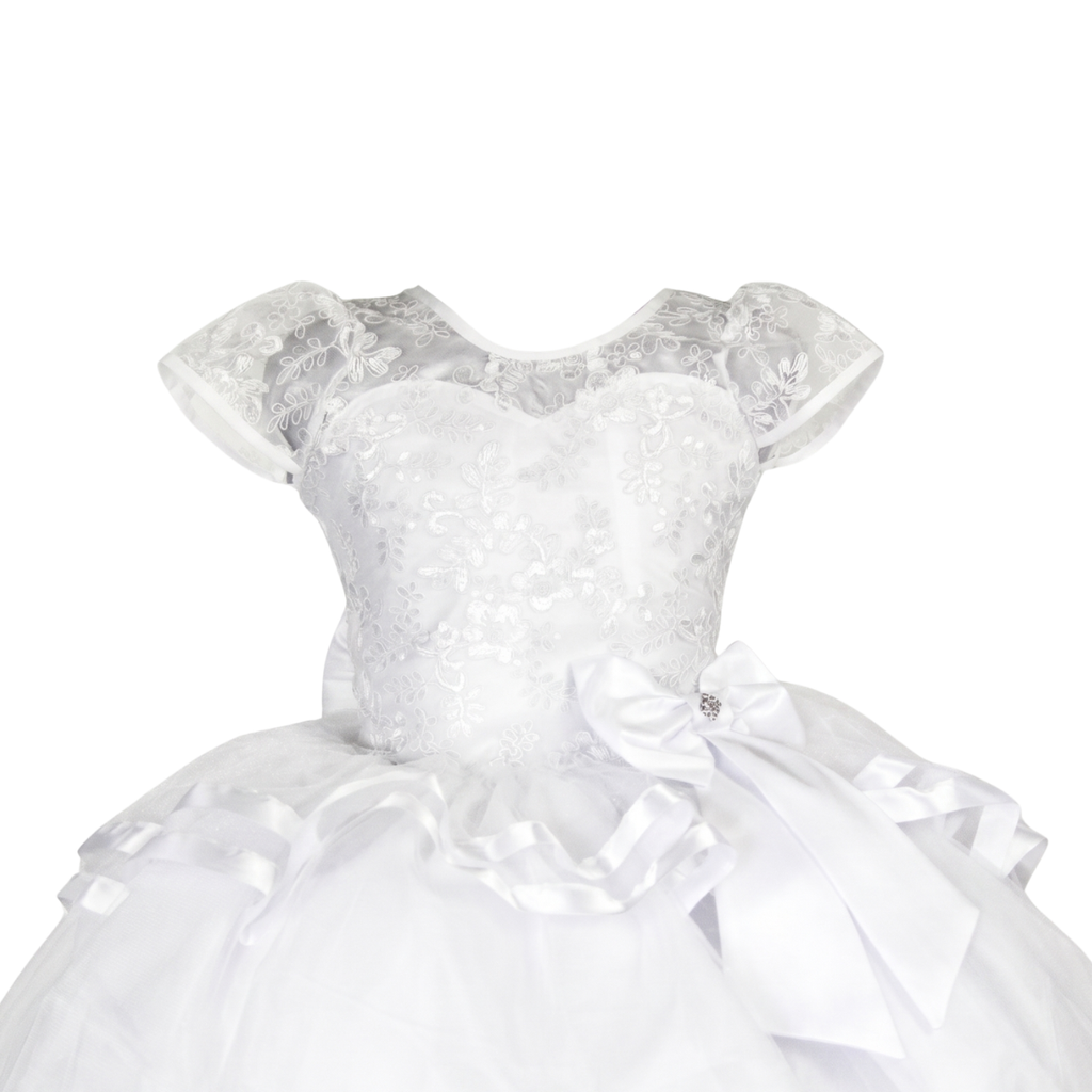 Vestido Primera Comunión Doble Listón