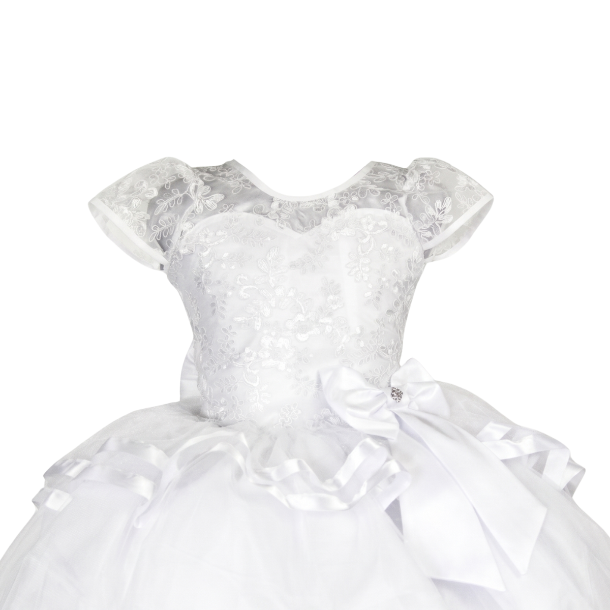 Vestido Primera Comunión Doble Listón