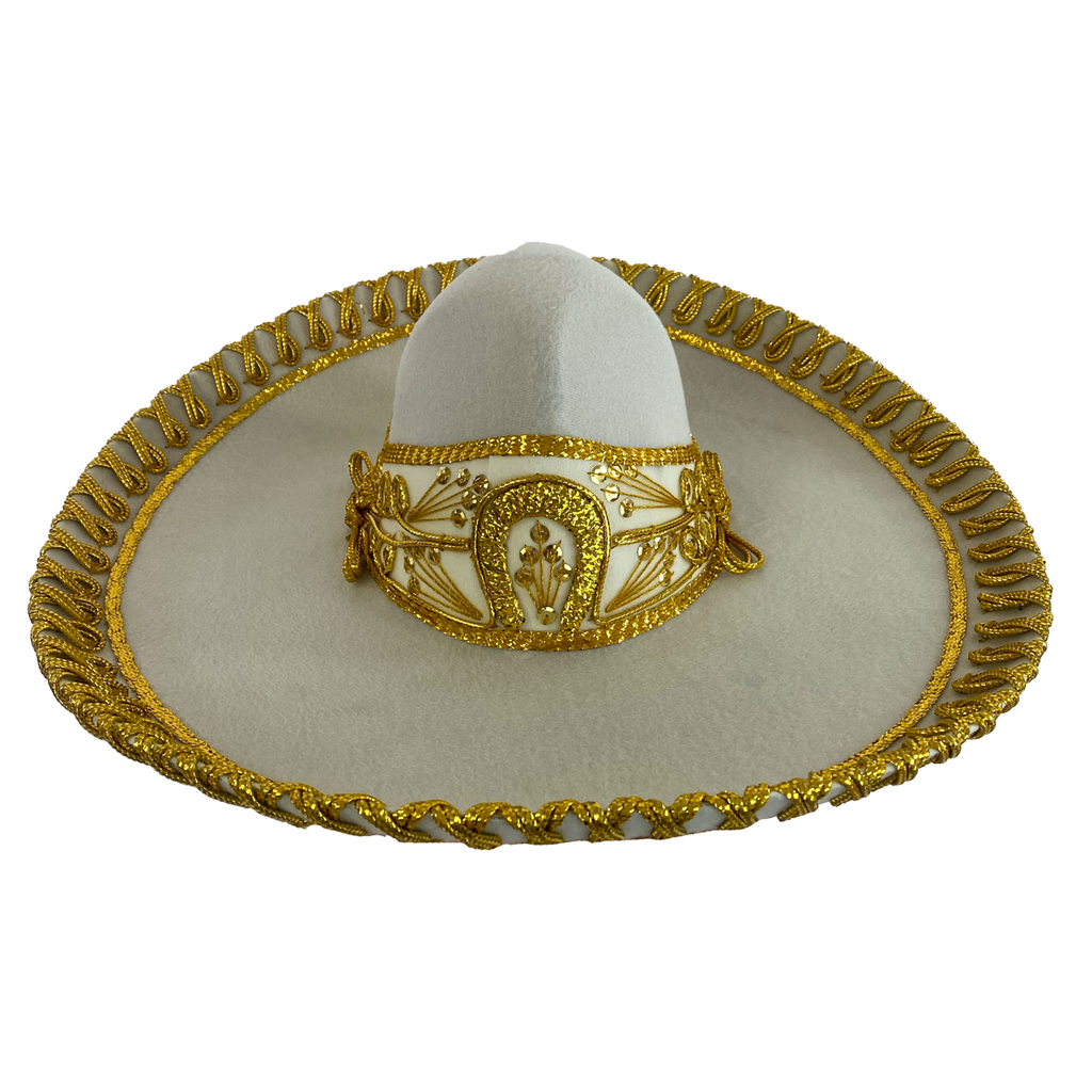 Sombrero Charro Beige Oro/Herradura