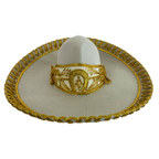 Sombrero Charro Beige Oro/Herradura
