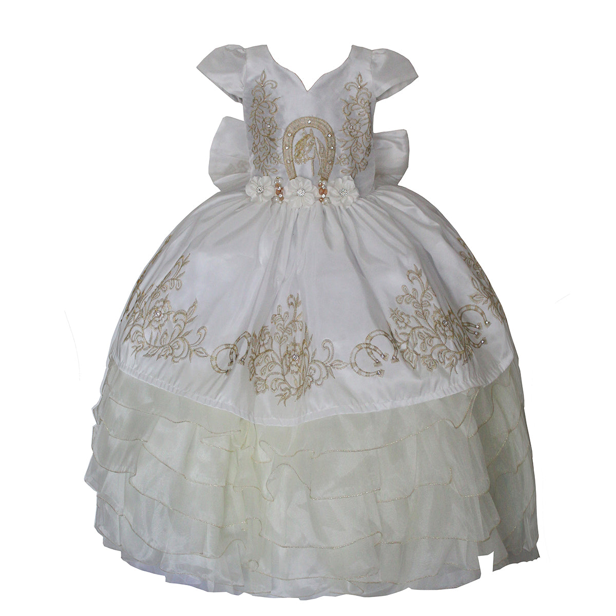 Vestido Daila Charro Oro