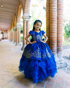 Vestido Daila Charro Oro