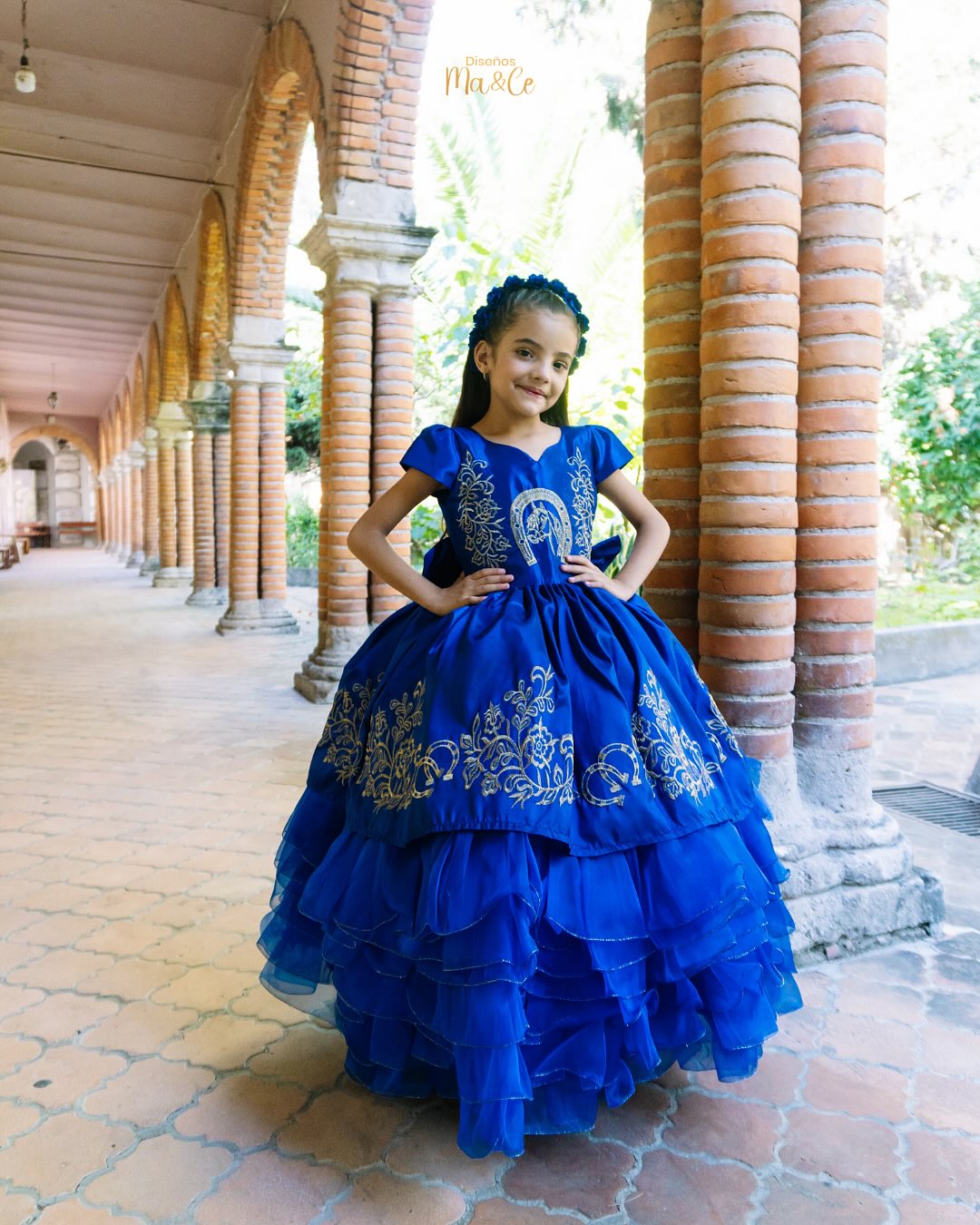 Vestido Daila Charro Oro