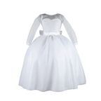 Vestido Primera Comunión Jaqueline Liso