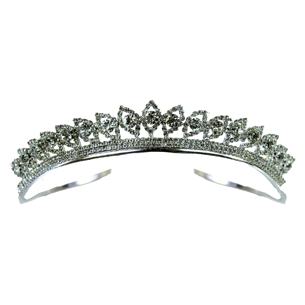 Tiara Plata/Blanco
