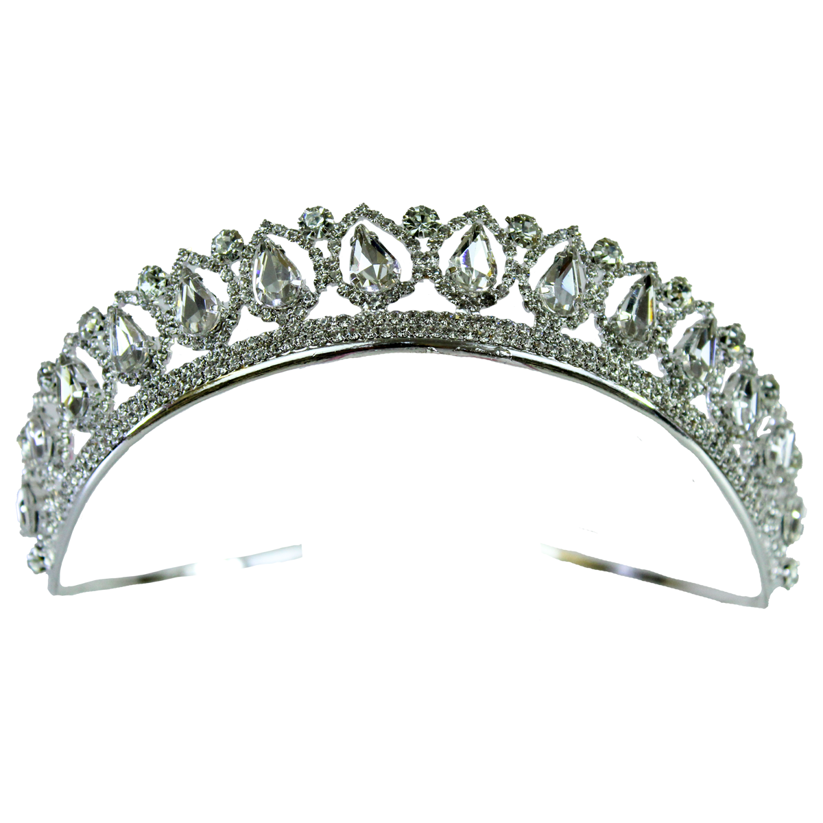 Tiara Plata/Blanco