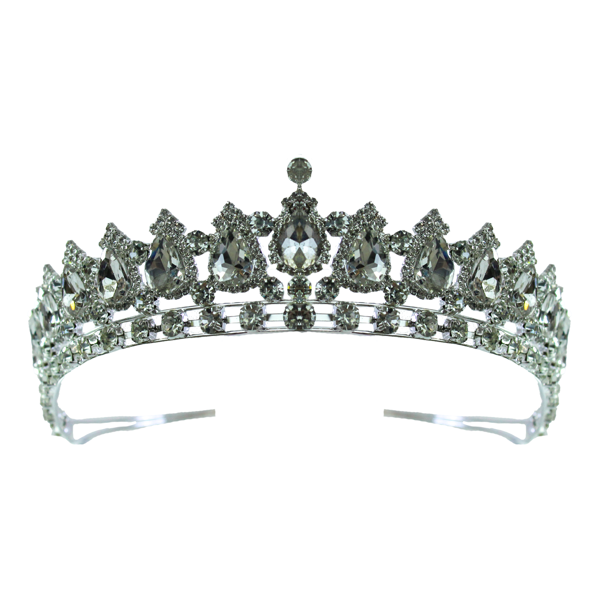 Tiara Plata/Blanco