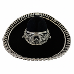 Sombrero Charro Negro Plata/Herradura